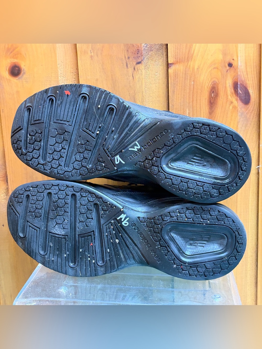 New Balance 608v4 Black Leather Training Shoes Men's Size 12 4E Extra Wide - Picture 10 of 12